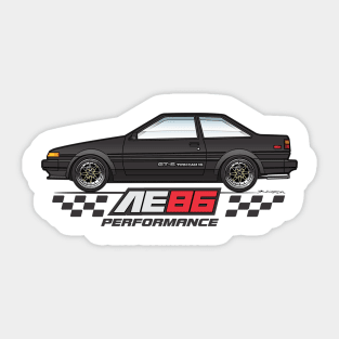 Black Performance Sticker